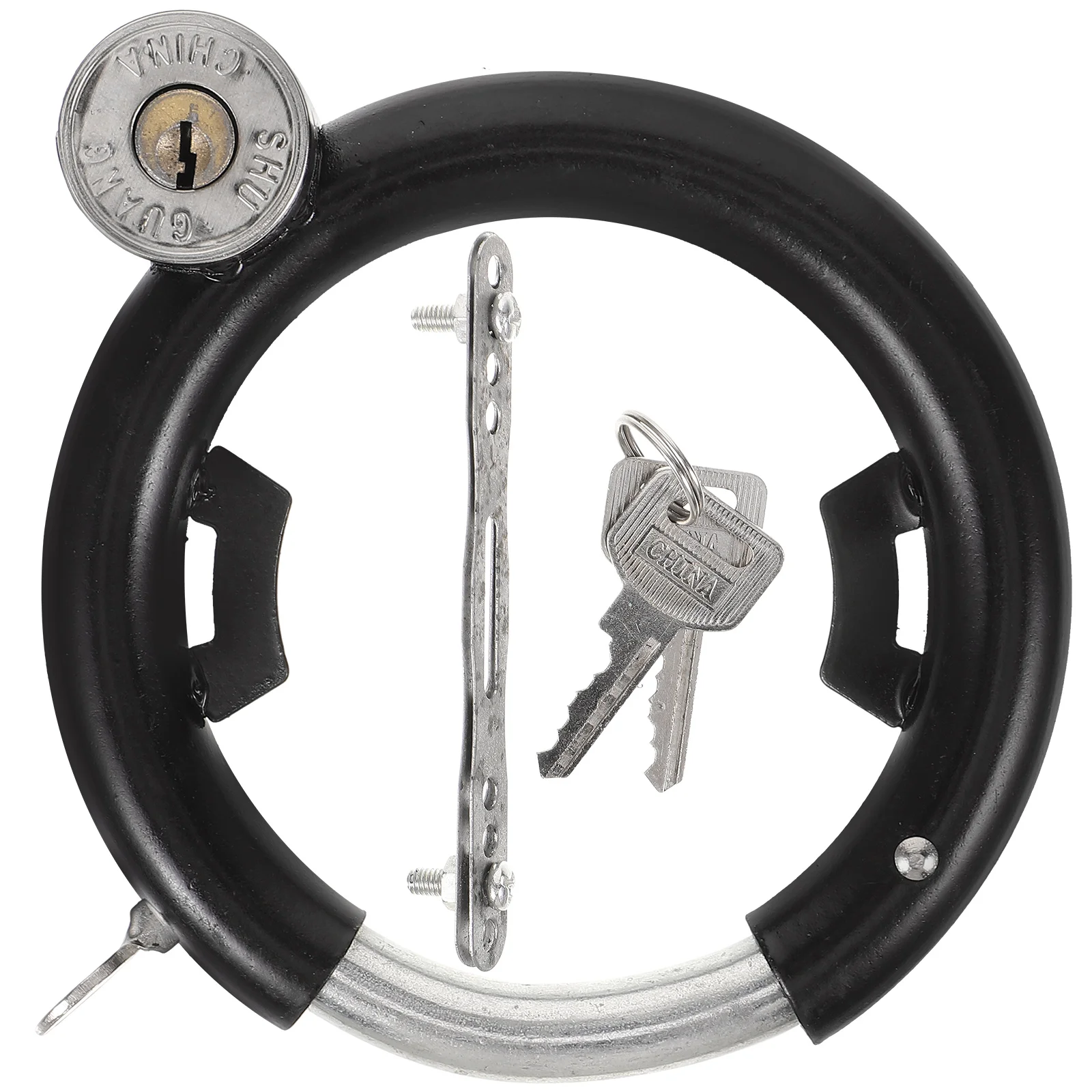 1 Set of Reusable Bike Lock Multi-function Round Lock Steel Cycle Lock Bike Round Shaped Lock Bicycle Lock Tool
1 Set of Reusable Bike Lock Multi-function Round Lock Steel Cycle Lock Bike Round Shaped Lock Bicycle Lock Tool