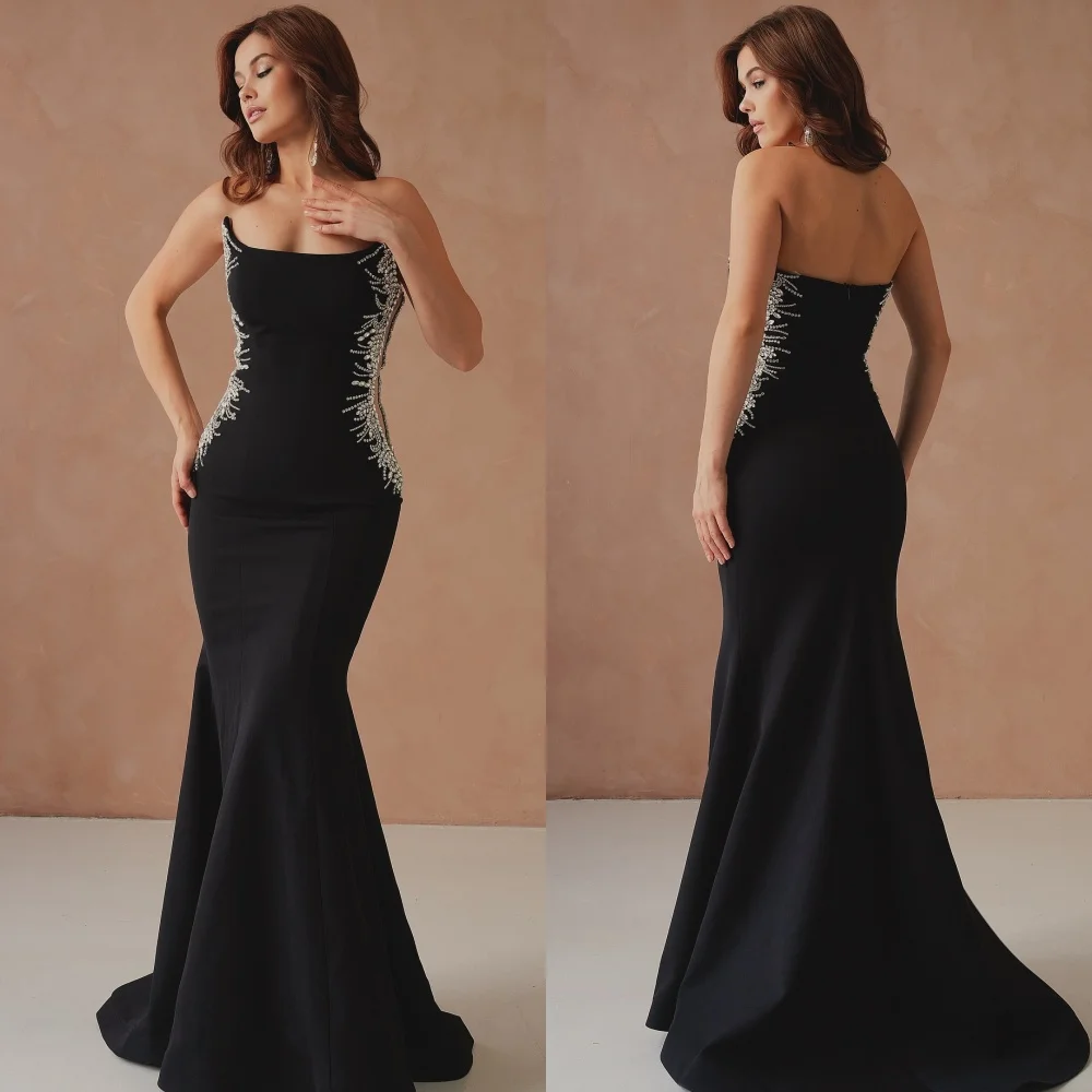 Customized Fashion Formal Jersey Rhinestone Beading Mermaid Strapless Long Dresses Bespoke Occasion Dresses Sizes Available Sexy
Customized Fashion Formal Jersey Rhinestone Beading Mermaid Strapless Long Dresses Bespoke Occasion Dresses Sizes Available Sexy