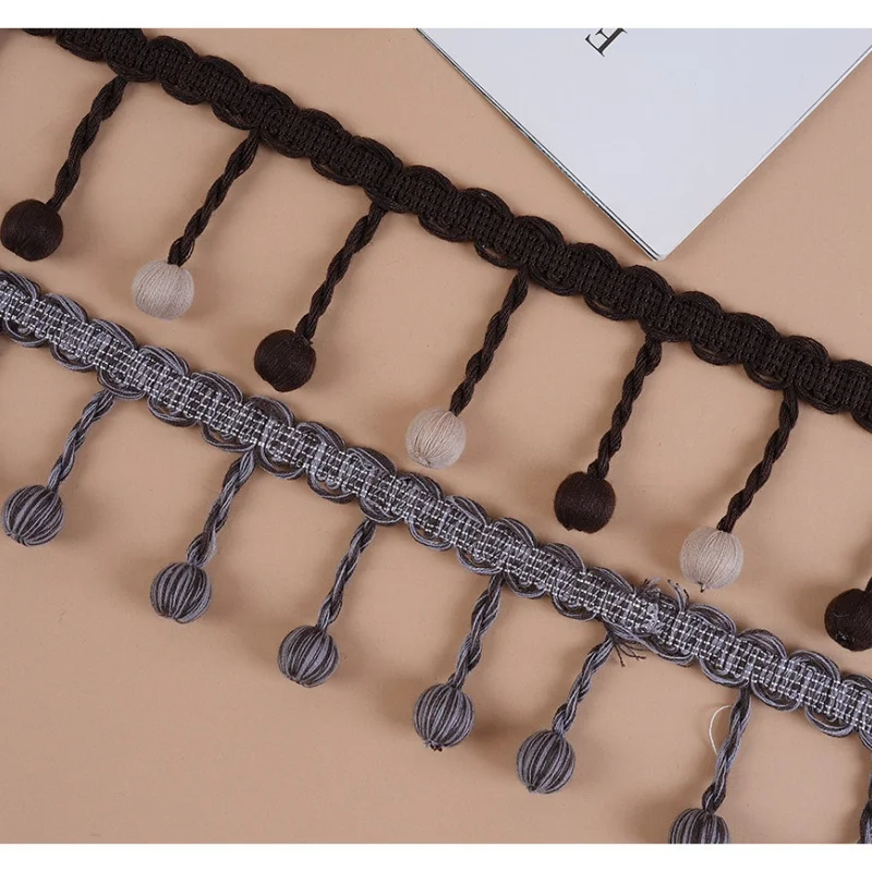 6M/Lot 9.5cm Wide Wood Balls Tassel Fringe Curtain Trims Sofa Cushion Valance Ribbon Belt DIY Sewing Trim Curtain Accessories
6M/Lot 9.5cm Wide Wood Balls Tassel Fringe Curtain Trims Sofa Cushion Valance Ribbon Belt DIY Sewing Trim Curtain Accessories