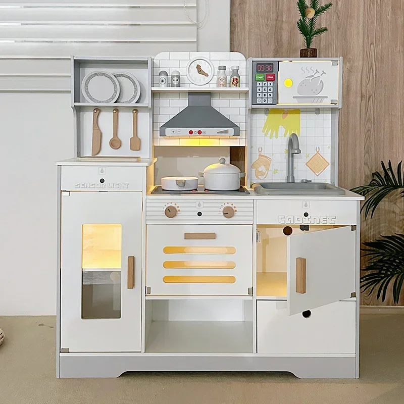 Montessori Education Wood Playing House Kitchen Simulation Kitchenware Magnetic Blocks Kids Toy Diy Miniature Dollhouse Kit Gift
Montessori Education Wood Playing House Kitchen Simulation Kitchenware Magnetic Blocks Kids Toy Diy Miniature Dollhouse Kit Gift