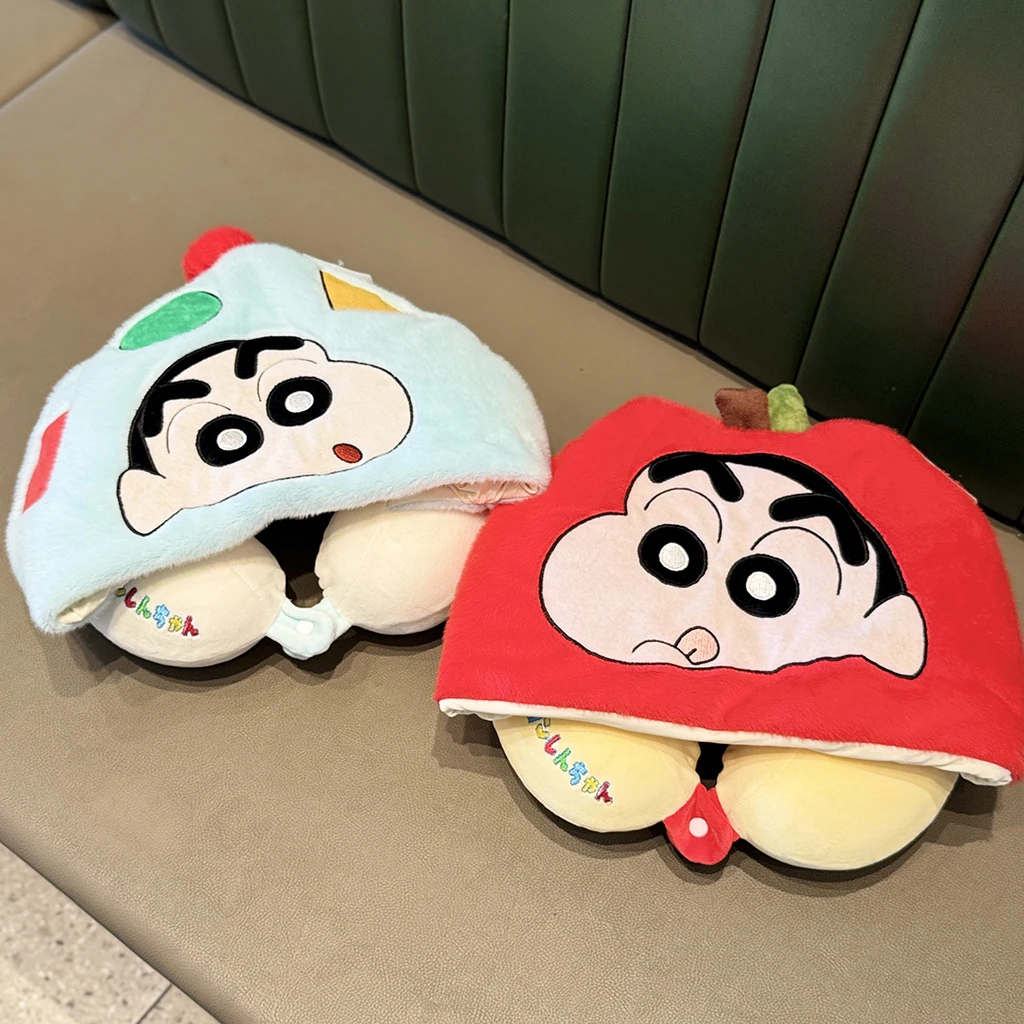 Crayon Shin chan U-shaped Pillow Cute Cartoon Hooded Neck Pillow Long Distance Airplane Pillow Portable Travel U-shaped Pillow
Crayon Shin chan U-shaped Pillow Cute Cartoon Hooded Neck Pillow Long Distance Airplane Pillow Portable Travel U-shaped Pillow