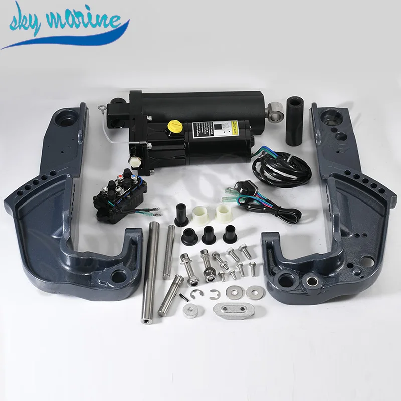 Clamp Bracket Set 65W-43111-00-4D Single Ram Power Tilt Trim Unit 65W-43112-00-4D For Yamaha Outboad 2T 40HP 4T F25 65W-43800
Clamp Bracket Set 65W-43111-00-4D Single Ram Power Tilt Trim Unit 65W-43112-00-4D For Yamaha Outboad 2T 40HP 4T F25 65W-43800