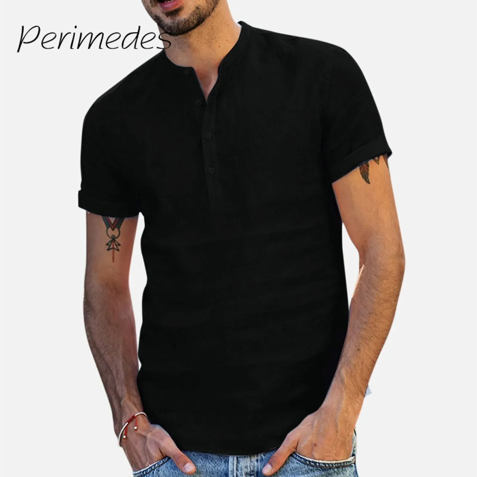 Men'S Cotton Short Sleeve 2024 Shirt Casual Linen Solid Color Summer Suit Pocket Loose Stretch Streetwear Fashion Ropa De Hombre
Men'S Cotton Short Sleeve 2024 Shirt Casual Linen Solid Color Summer Suit Pocket Loose Stretch Streetwear Fashion Ropa De Hombre