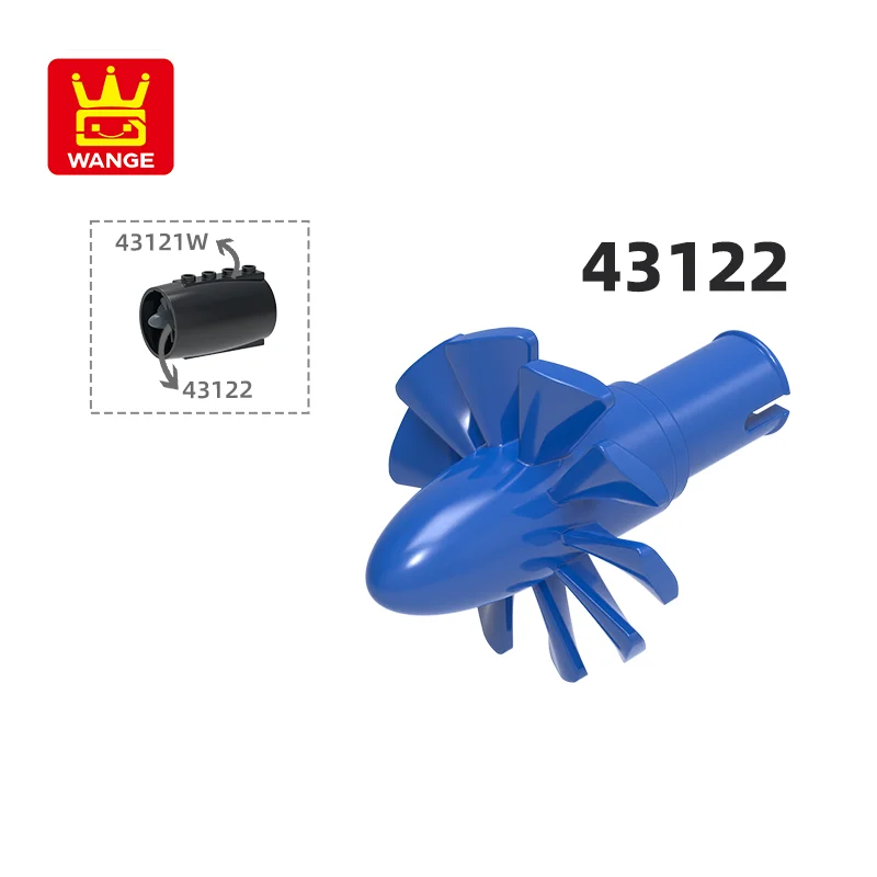 Wange 46667 100g/202 PCS KJ2000 engine fan Building Block Moc Accessories Compatible with Brick DIY Children's Toy
Wange 46667 100g/202 PCS KJ2000 engine fan Building Block Moc Accessories Compatible with Brick DIY Children's Toy
