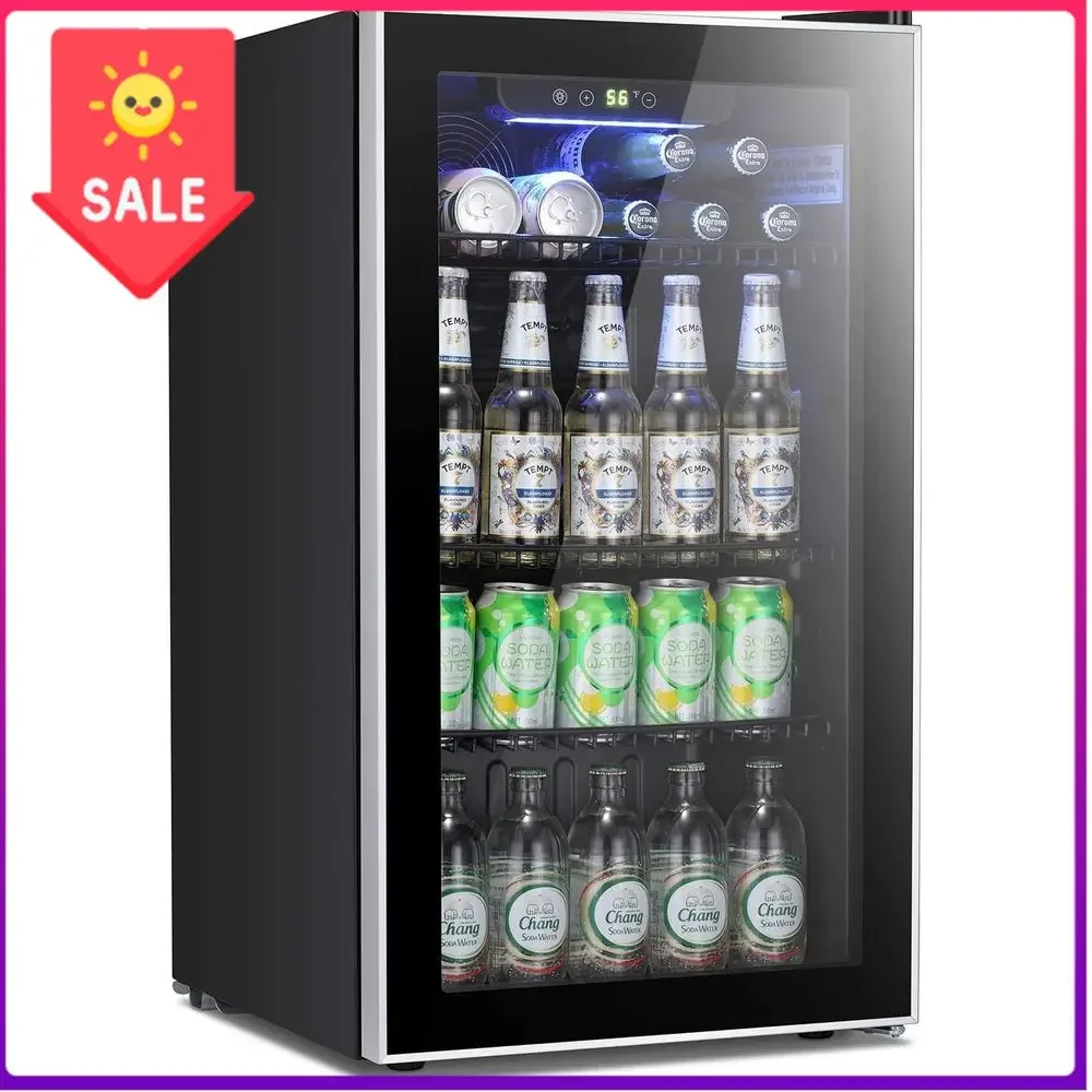 BestsellerMini 120-Can Beverage Cooler with Glass Door for Home and Office Bar, 3.2 Cubic Feet
BestsellerMini 120-Can Beverage Cooler with Glass Door for Home and Office Bar, 3.2 Cubic Feet