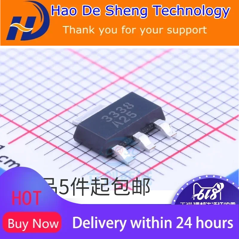 10PCS/LOT ADP3338AKCZ-2.5 ADP3338AKC-2.5 ADP3338AKC SOT-223-3 New Original in Stock Active Components
10PCS/LOT ADP3338AKCZ-2.5 ADP3338AKC-2.5 ADP3338AKC SOT-223-3 New Original in Stock Active Components