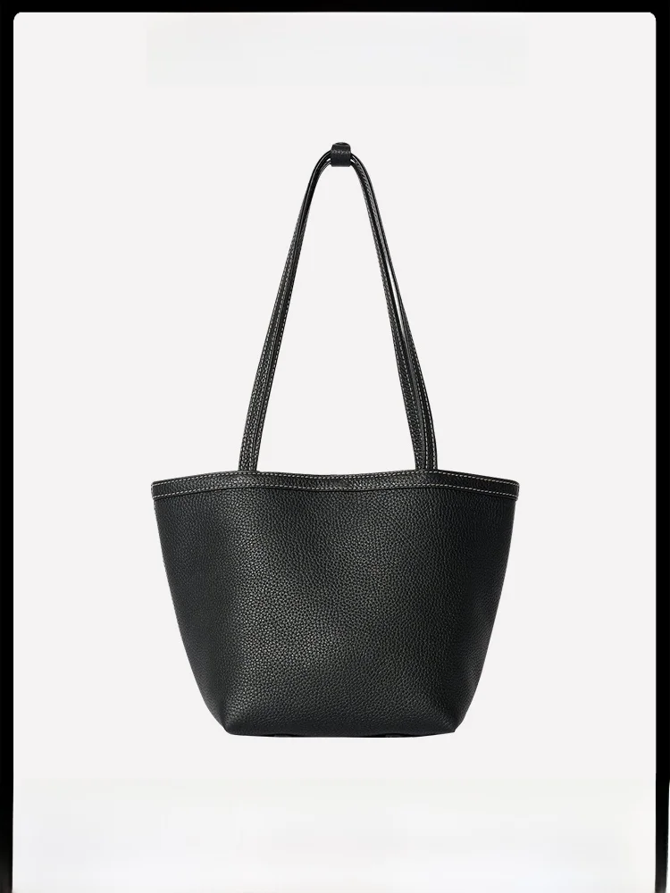 mat Genuine Leather Buet Bag Single oulder Handbag Women's Basket Faion Ci Sle Double Strap Urban Simplici
mat Genuine Leather Buet Bag Single oulder Handbag Women's Basket Faion Ci Sle Double Strap Urban Simplici