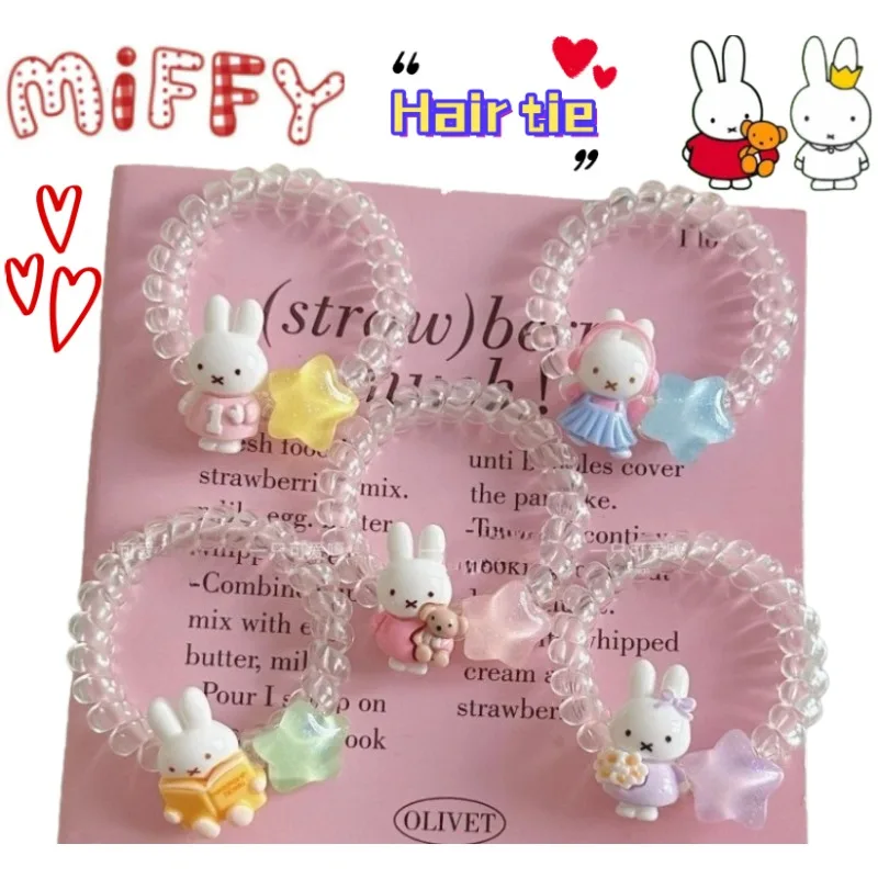 Miffy Rabbit Animation Peripheral Sweet Cute Hair Ring Girl High Elastic Anti-Lean Hair Rope Bracelet Hair Accessories gift
Miffy Rabbit Animation Peripheral Sweet Cute Hair Ring Girl High Elastic Anti-Lean Hair Rope Bracelet Hair Accessories gift