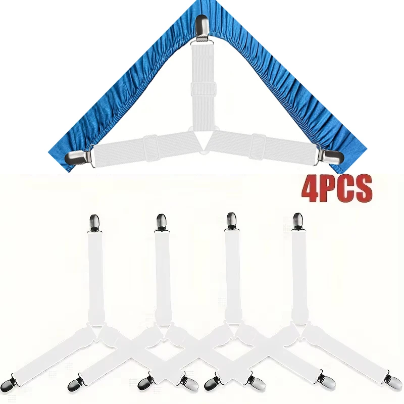 4 Pcs RV Triangle Bed Sheet Holders Fitted Sheet Clips Adjustable Sheet Suspenders Mattress Gripper Clips For RVs Caravan Bed
4 Pcs RV Triangle Bed Sheet Holders Fitted Sheet Clips Adjustable Sheet Suspenders Mattress Gripper Clips For RVs Caravan Bed