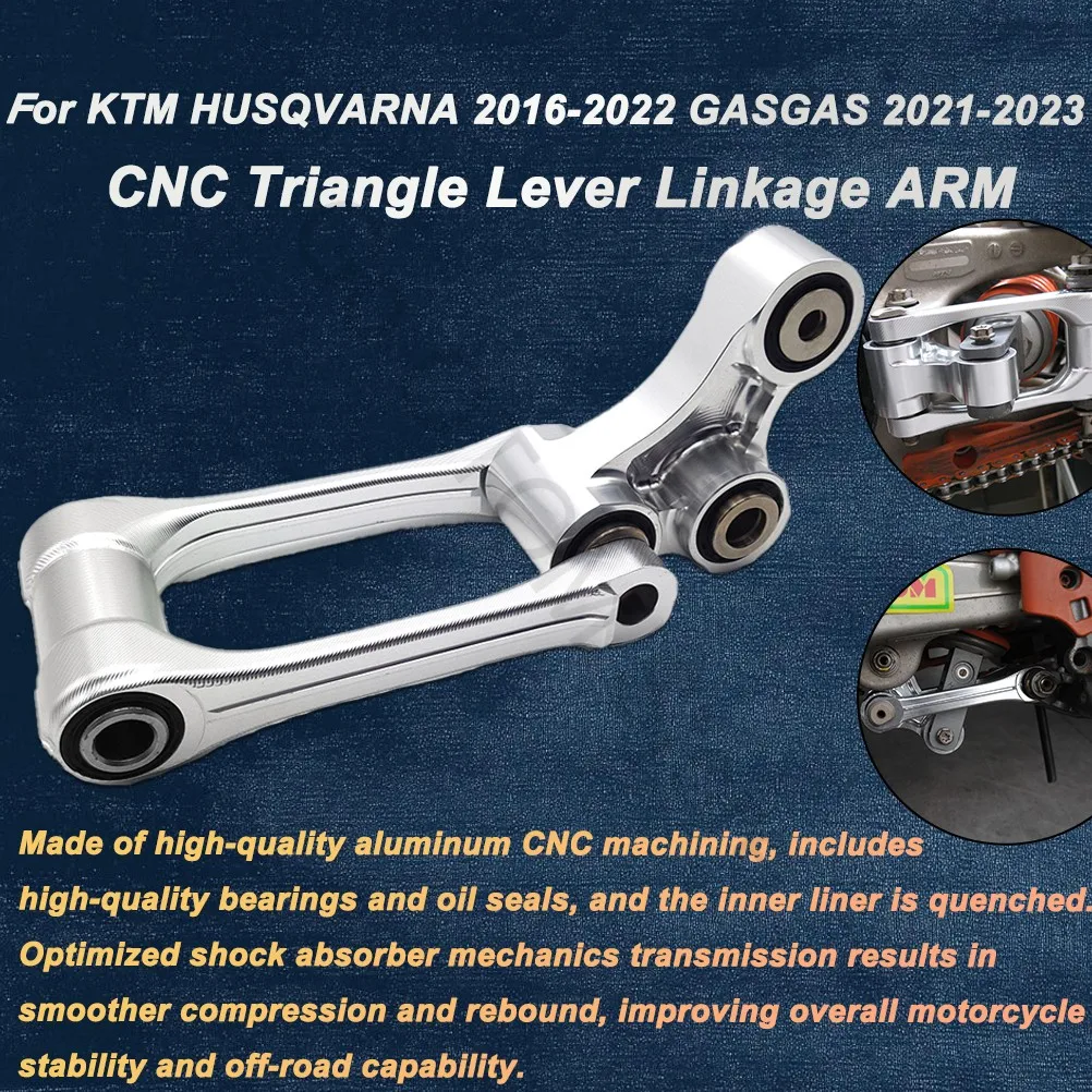 OTOM 2016-2023 Motorcycle Linkage ARM Triangle Lever Rear Shock Suspension Pull Rod Swingarm CNC Machining For KTM HUSQVARNA MCF
OTOM 2016-2023 Motorcycle Linkage ARM Triangle Lever Rear Shock Suspension Pull Rod Swingarm CNC Machining For KTM HUSQVARNA MCF