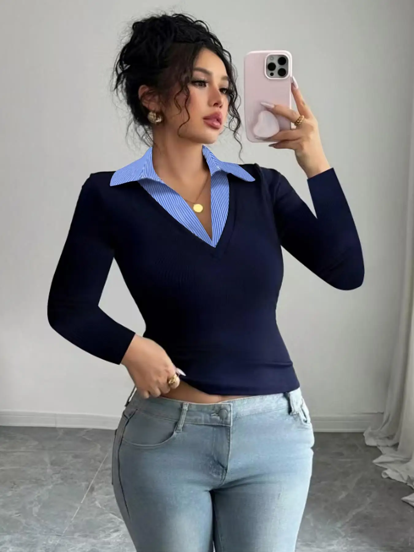 Plus Size Women's Casual Loose-Fitting T-Shirt, Comfortable Cotton Tee for Daily Wear & Summer, Stylish Plus-Size Clothing
Plus Size Women's Casual Loose-Fitting T-Shirt, Comfortable Cotton Tee for Daily Wear & Summer, Stylish Plus-Size Clothing