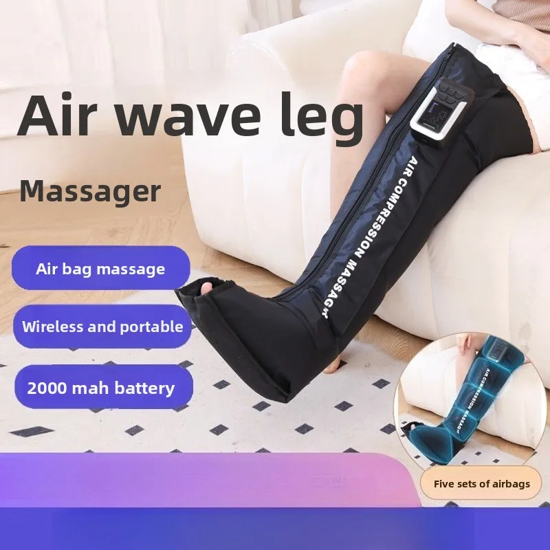 Wireless Air Compression Leg Massager Full Wrap Air Wave Therapy Device, Multi Function Calf Foot Kneading Massage Machine
Wireless Air Compression Leg Massager Full Wrap Air Wave Therapy Device, Multi Function Calf Foot Kneading Massage Machine