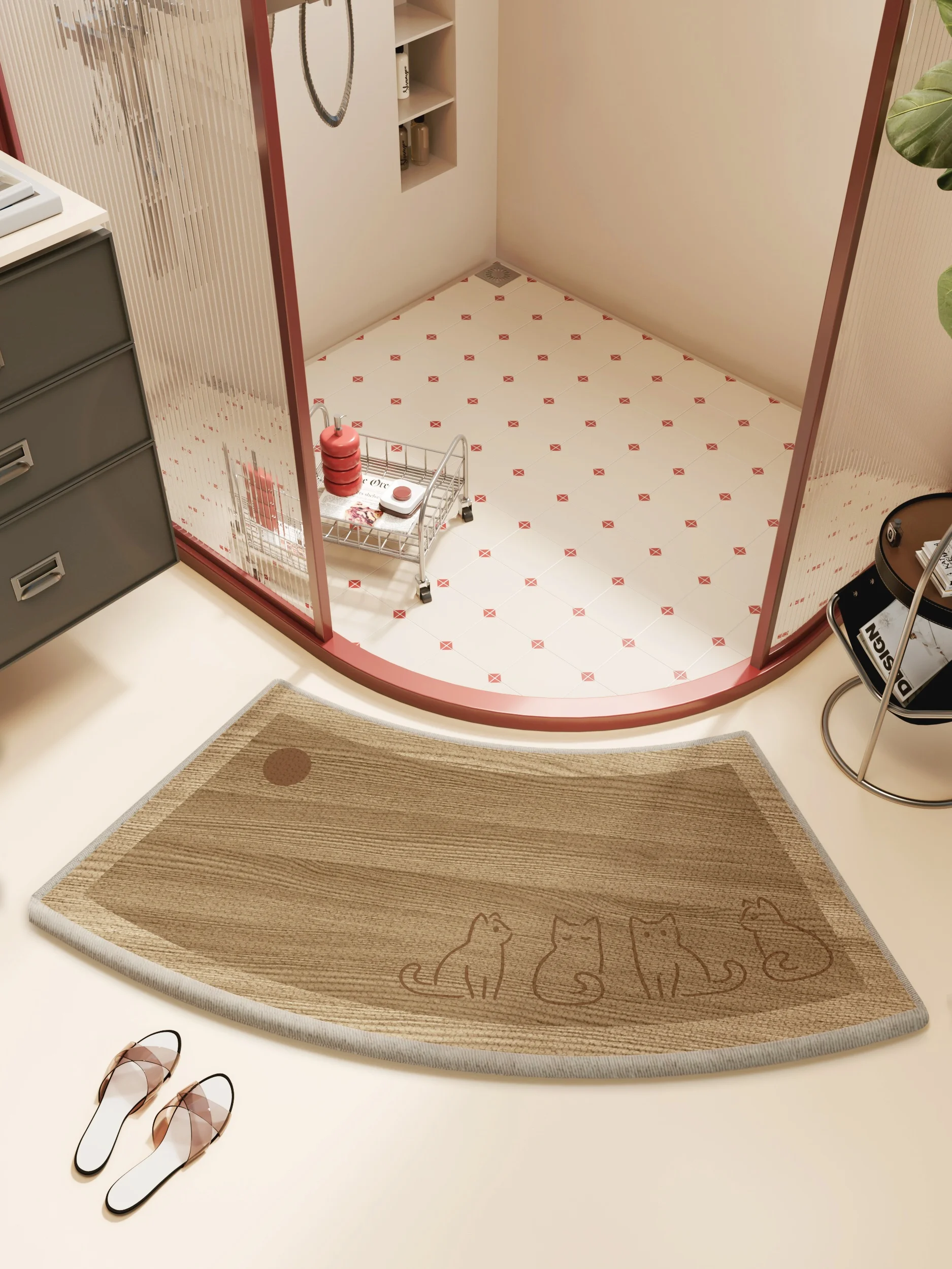 Batoom Mat Water Absorbent Anti Slip Wooden Texture Arc aped ower Entrance Cartoon Foot Pad Home Decorative Rug
Batoom Mat Water Absorbent Anti Slip Wooden Texture Arc aped ower Entrance Cartoon Foot Pad Home Decorative Rug