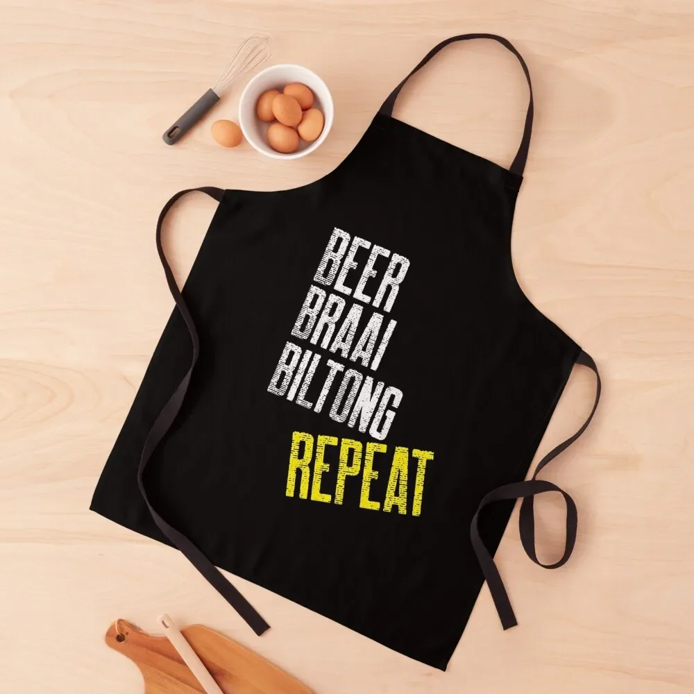 South African - Beer, Biltong braai Repeat Apron Kitchen on the wall Waterproof Kitchen Woman Kitchen And Household Goods Apron
South African - Beer, Biltong braai Repeat Apron Kitchen on the wall Waterproof Kitchen Woman Kitchen And Household Goods Apron