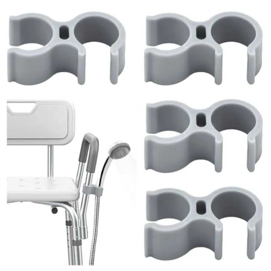 4pcs Shower Head Holder for Shower Chair Handheld Shower Head Holder for Bath Chair Bath Seat Bath Stool Stainless Steel Silver
4pcs Shower Head Holder for Shower Chair Handheld Shower Head Holder for Bath Chair Bath Seat Bath Stool Stainless Steel Silver