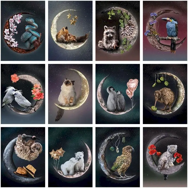 GATYZTORY DIY Pictures By Number Moon Animal Kits Painting By Numbers Drawing On Canvas Acrylic Paintings Art Gift Home Decor
GATYZTORY DIY Pictures By Number Moon Animal Kits Painting By Numbers Drawing On Canvas Acrylic Paintings Art Gift Home Decor