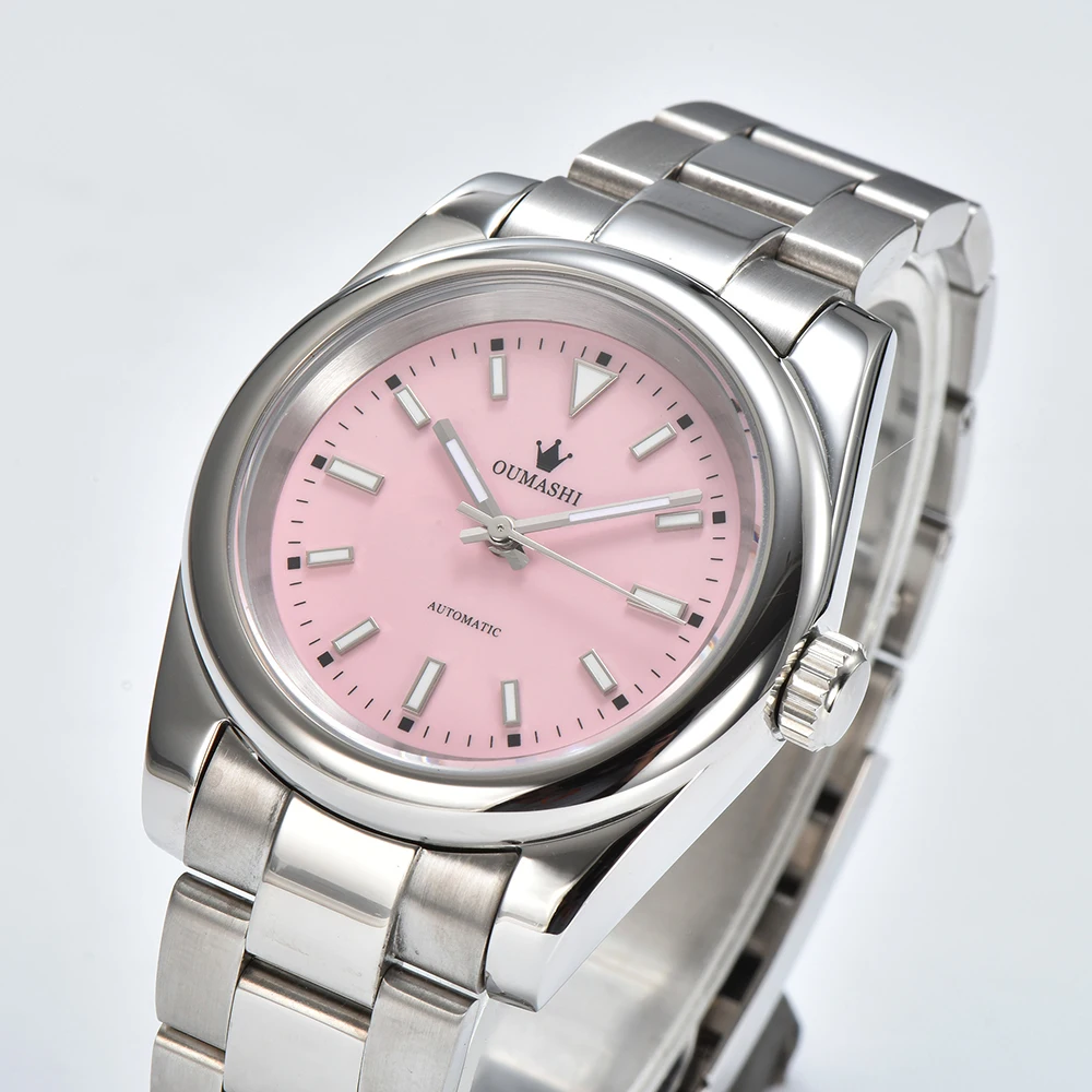 39mm case Watch NH35 Watch Luxury men's Watch sapphire glass for NH35 Automatic mechanical Movement Men's watch
39mm case Watch NH35 Watch Luxury men's Watch sapphire glass for NH35 Automatic mechanical Movement Men's watch