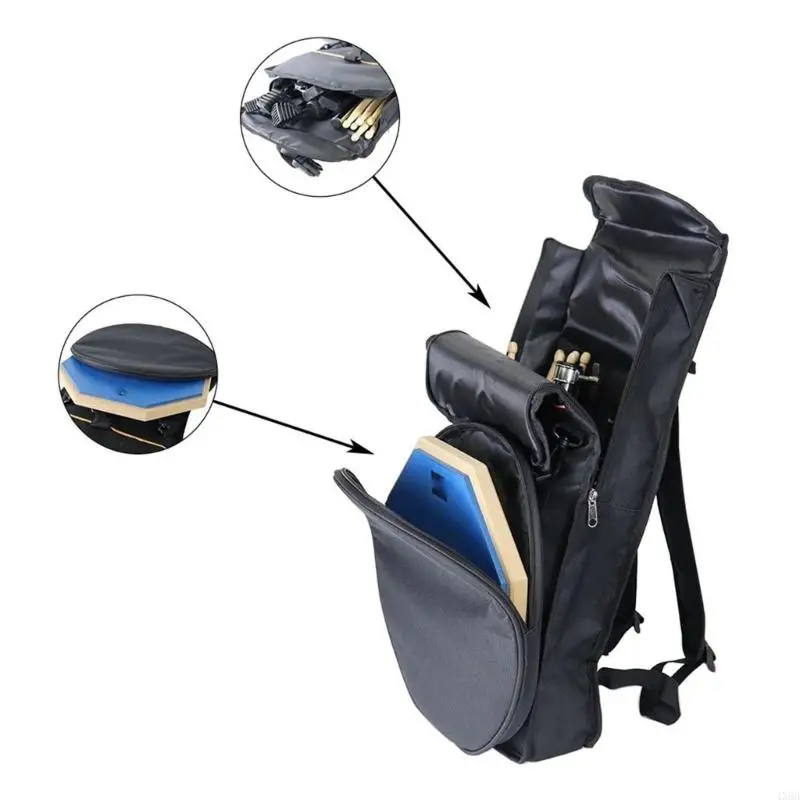 Small Drum Practice Bag Includes Shoulder and Hand Straps Oxford Fabric Texture 4XBB
Small Drum Practice Bag Includes Shoulder and Hand Straps Oxford Fabric Texture 4XBB