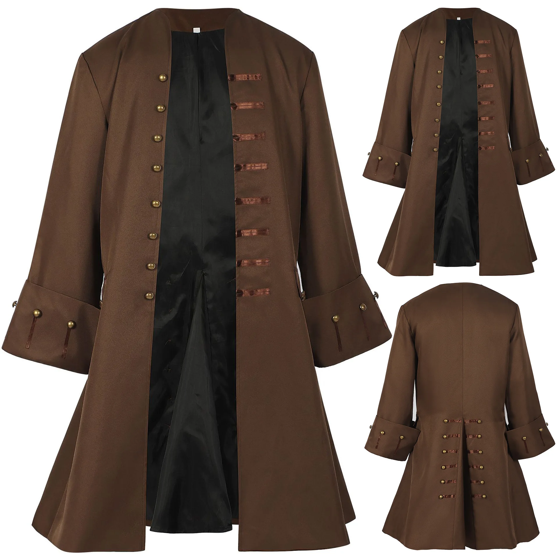 Medieval Renaissance Pirate Jacket Steam Punk Halloween Role Playing Costume Women's Ethnic Fashion Stage Clothing
Medieval Renaissance Pirate Jacket Steam Punk Halloween Role Playing Costume Women's Ethnic Fashion Stage Clothing