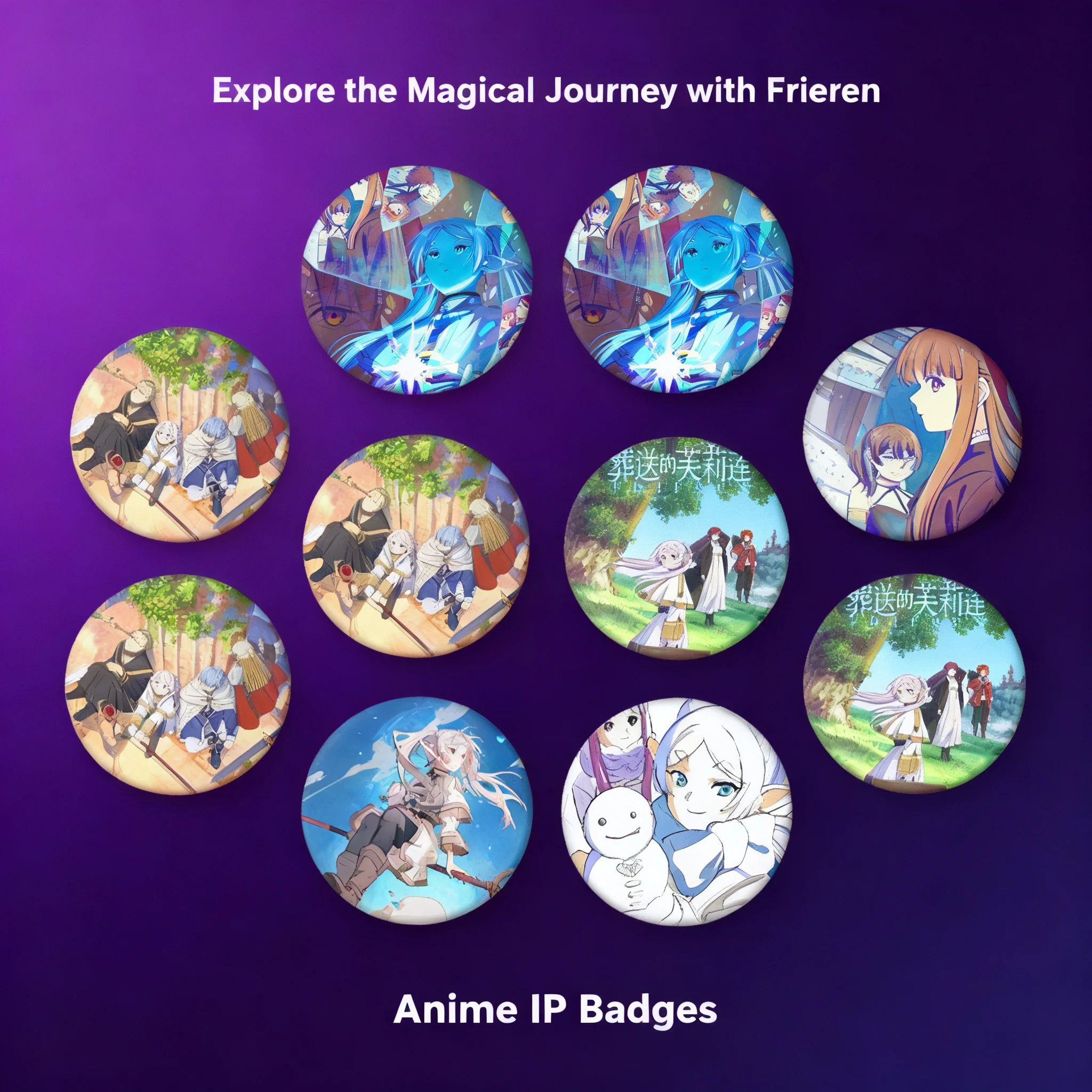 Anime Souvenir Keychain Mirror Badge Frieren Beyond Journeys End Fern Himmel Fan Merchandise Cosplay Accessories Gift Collection
Anime Souvenir Keychain Mirror Badge Frieren Beyond Journeys End Fern Himmel Fan Merchandise Cosplay Accessories Gift Collection