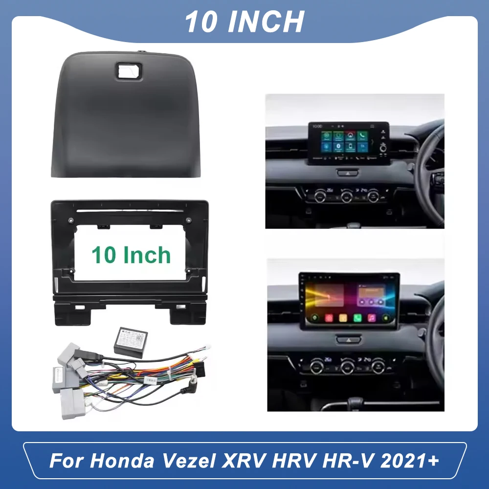 Car audio fascia frame 10Inch Adapter Canbus Box Decoder For Honda Vezel XRV HRV HR-V 2021+ Android Radio Dash Fitting Panel Kit
Car audio fascia frame 10Inch Adapter Canbus Box Decoder For Honda Vezel XRV HRV HR-V 2021+ Android Radio Dash Fitting Panel Kit