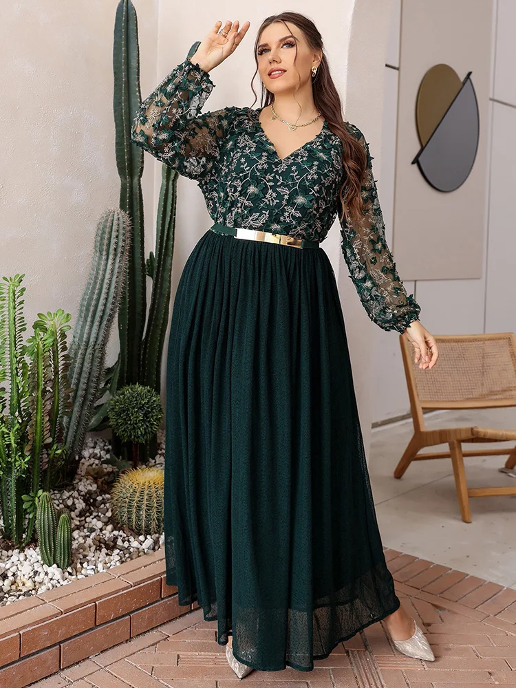 Plus Size Dresses Women Party Evening Maxi Dress 2023 New Luxury Designer Long Sleeve Elegant Formal Wedding Bridesmaid Clothing
Plus Size Dresses Women Party Evening Maxi Dress 2023 New Luxury Designer Long Sleeve Elegant Formal Wedding Bridesmaid Clothing