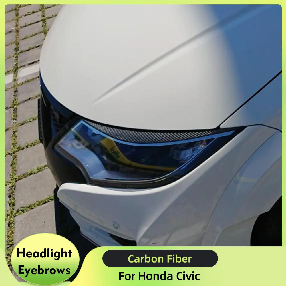 Carbon Fiber Headlight Eyebrows Decoration Trim for Honda Civic 2015 2016 FRP Headlamp Eyelid Eyelash Stickers
Carbon Fiber Headlight Eyebrows Decoration Trim for Honda Civic 2015 2016 FRP Headlamp Eyelid Eyelash Stickers