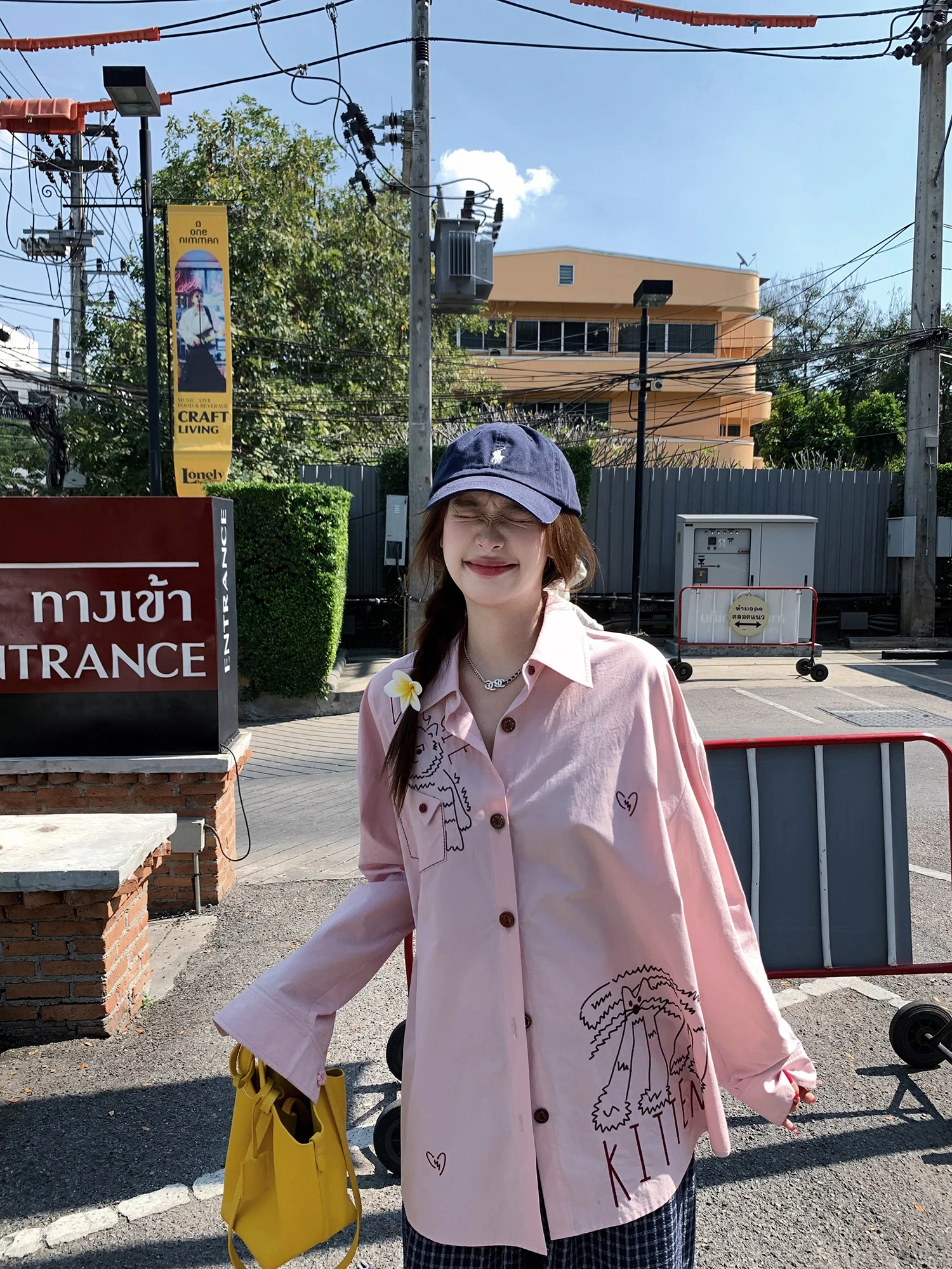 High Density Pure Cotton Long Sleeve Embroidery Loose Shoulder Shirt Jacket Funfair by Little Lady Brand Women's Fashion
High Density Pure Cotton Long Sleeve Embroidery Loose Shoulder Shirt Jacket Funfair by Little Lady Brand Women's Fashion