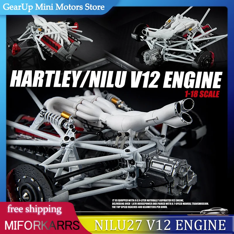 Motorhelix 1:18 Scale Martley Nilu27 V12 Engine Finished Model Exhibition Limited Collectible For Car Enthusiasts Toys Kid Gift
Motorhelix 1:18 Scale Martley Nilu27 V12 Engine Finished Model Exhibition Limited Collectible For Car Enthusiasts Toys Kid Gift
