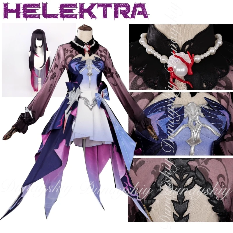 Honkai: Star Rail Game Helektra Cosplay With The Purple Dress The Knight Commander Of The Sacred City Cosplay Costume All Of Set
Honkai: Star Rail Game Helektra Cosplay With The Purple Dress The Knight Commander Of The Sacred City Cosplay Costume All Of Set
