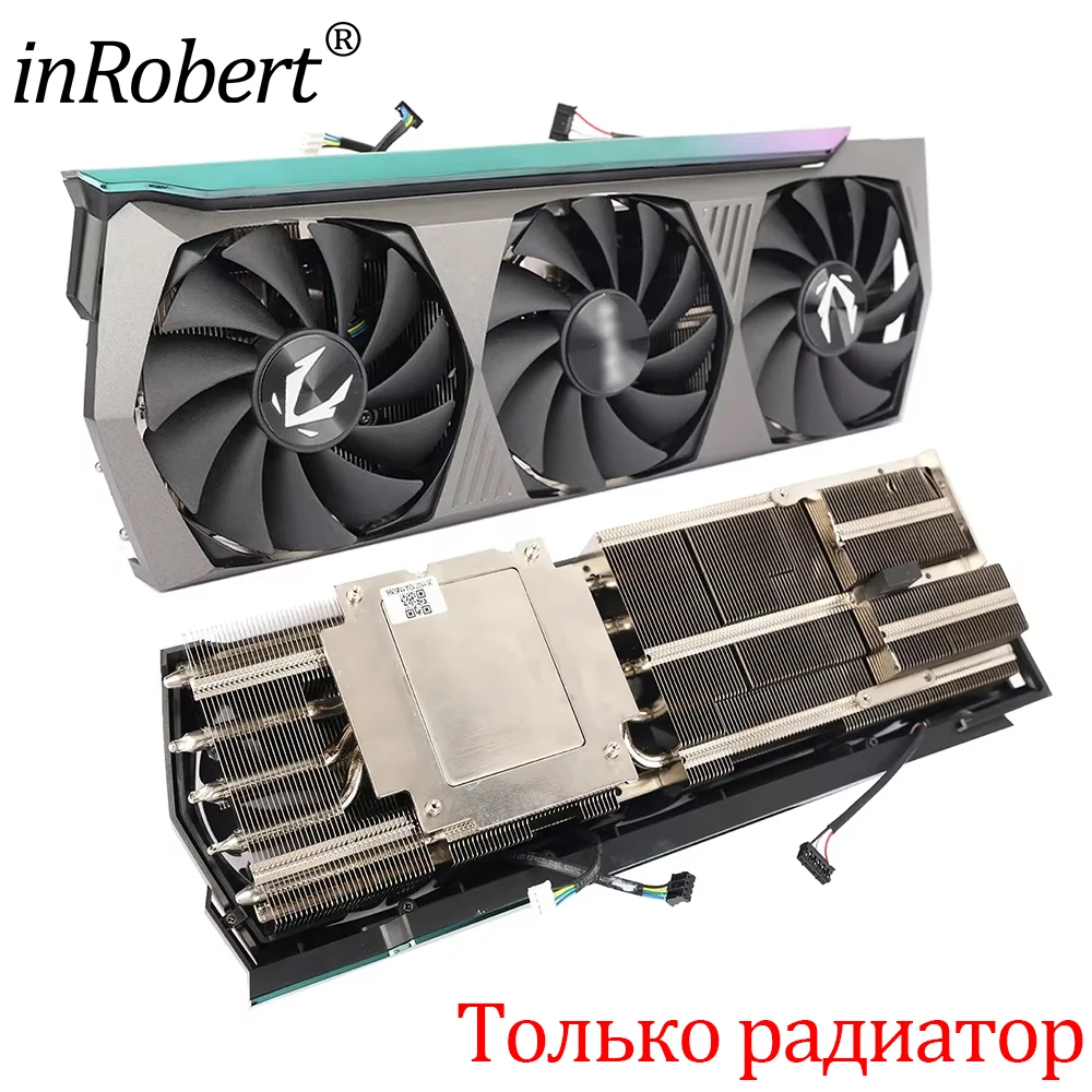 Original RTX3080 AMP GPU Heatsink For ZOTAC RTX 3080 3080 Ti AMP HOLO GPU Graphic Video Card Fan with Case and Backplate
Original RTX3080 AMP GPU Heatsink For ZOTAC RTX 3080 3080 Ti AMP HOLO GPU Graphic Video Card Fan with Case and Backplate