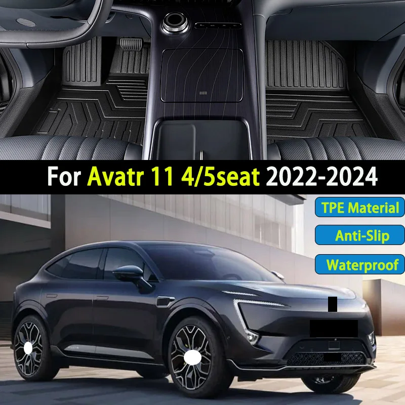 Материал TPE Автомобильный коврик для Avatr 11 One One 2022 2023 2024 4-местный 5-местный роскошный водонепроницаемый коврик для ног Полный автомобильный коврик
Материал TPE Автомобильный коврик для Avatr 11 One One 2022 2023 2024 4-местный 5-местный роскошный водонепроницаемый коврик для ног Полный автомобильный коврик