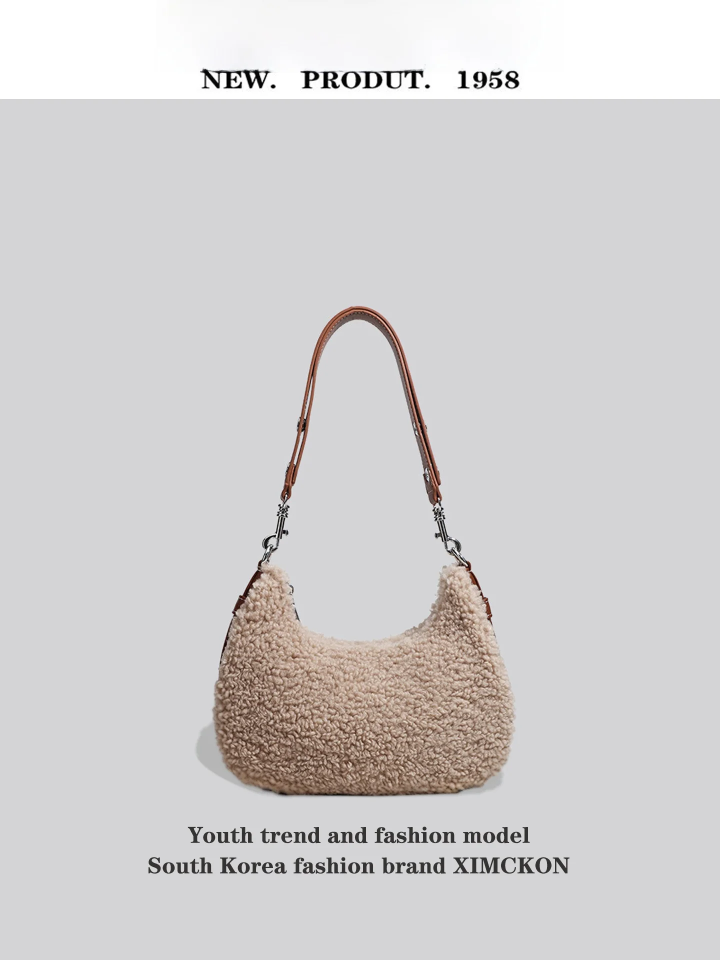 XIMCKON Original Lamb Fur Underarm Bag Women's Autumn Winter New Style High-End Sensation All-Match Fur Single Shoulder Cross...
XIMCKON Original Lamb Fur Underarm Bag Women's Autumn Winter New Style High-End Sensation All-Match Fur Single Shoulder Cross...