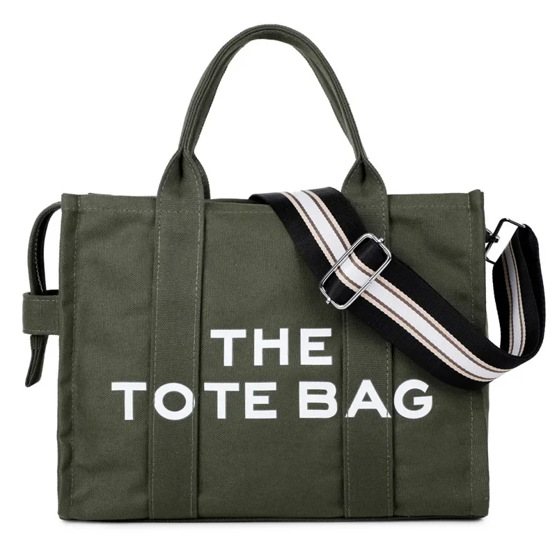 Fashion Canvas Tote Bag For Women Designer Letters Women Handbags Luxury Wide Strap Shoulder Crossbody Bag Casual Shopper Purses
Fashion Canvas Tote Bag For Women Designer Letters Women Handbags Luxury Wide Strap Shoulder Crossbody Bag Casual Shopper Purses