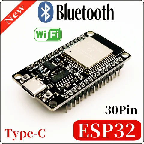 Placa de desarrollo ESP32, módulo inalámbrico WiFi Bluetooth, consumo de energía ultrabajo, doble núcleo, ESP32-32S 32D de 30 pines para hogar inteligente