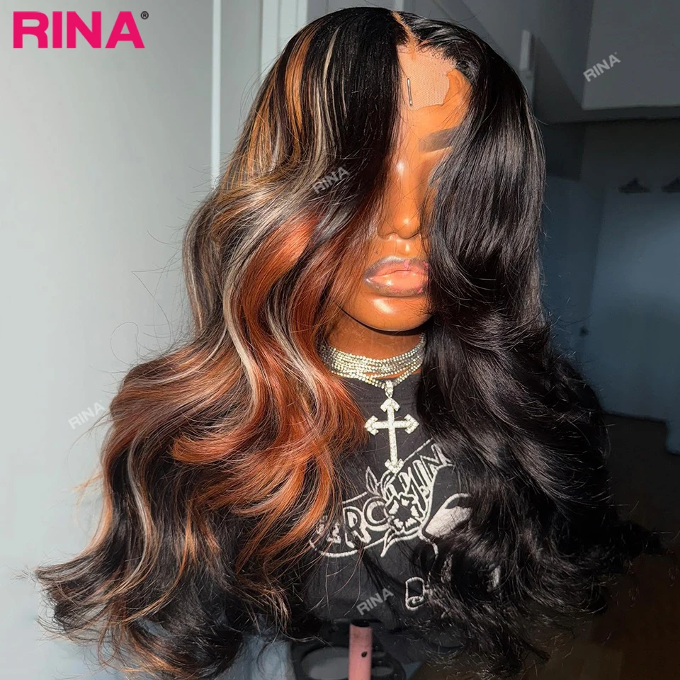 Black With Orange Blonde Body Wave 180% 13x6 Lace Frontal Human Hair Wigs Pre Plucked Brazilian 5x5 Lace Closure Wigs for Women
Black With Orange Blonde Body Wave 180% 13x6 Lace Frontal Human Hair Wigs Pre Plucked Brazilian 5x5 Lace Closure Wigs for Women