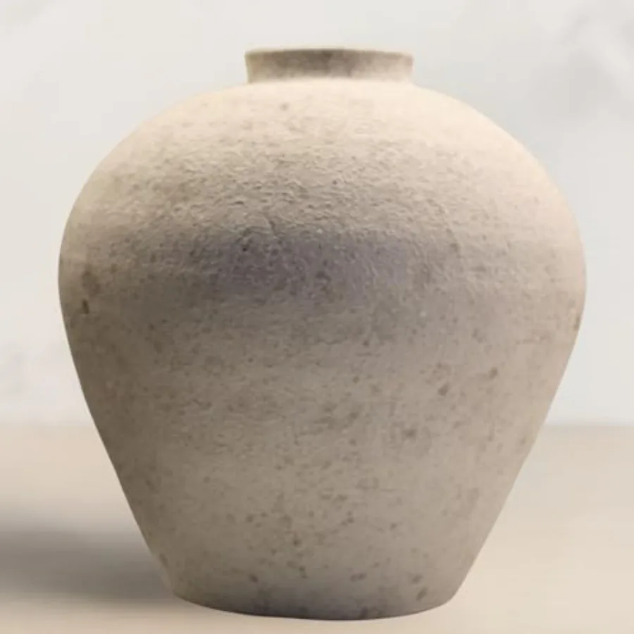 Handemade Large Round Vase for Centerpieces, Rustic Vase Farmhouse Decor, Distressed Textured for Home Decorations, Earthy Room
Handemade Large Round Vase for Centerpieces, Rustic Vase Farmhouse Decor, Distressed Textured for Home Decorations, Earthy Room