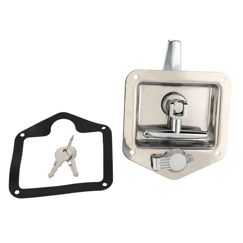 Stainless Steel Folding T-Shape Handle Lock Tool Box Keys Kit For Truck Trailer Toolbox Electrical Cabinet
Stainless Steel Folding T-Shape Handle Lock Tool Box Keys Kit For Truck Trailer Toolbox Electrical Cabinet