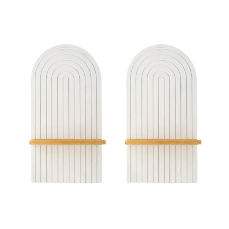 2Pcs Bohemian Wall Mounted Shelves Decorative Floating Shelf for Plant Books Display Rack and Bedroom Bathroom Decors
2Pcs Bohemian Wall Mounted Shelves Decorative Floating Shelf for Plant Books Display Rack and Bedroom Bathroom Decors
