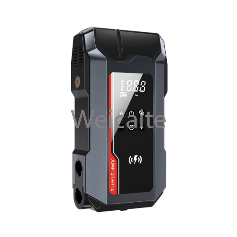 2024 New Jump Starter 8000mAh Starting Power Supply with Inflatable Pump USB 10W Wireless Charging LED Light
2024 New Jump Starter 8000mAh Starting Power Supply with Inflatable Pump USB 10W Wireless Charging LED Light