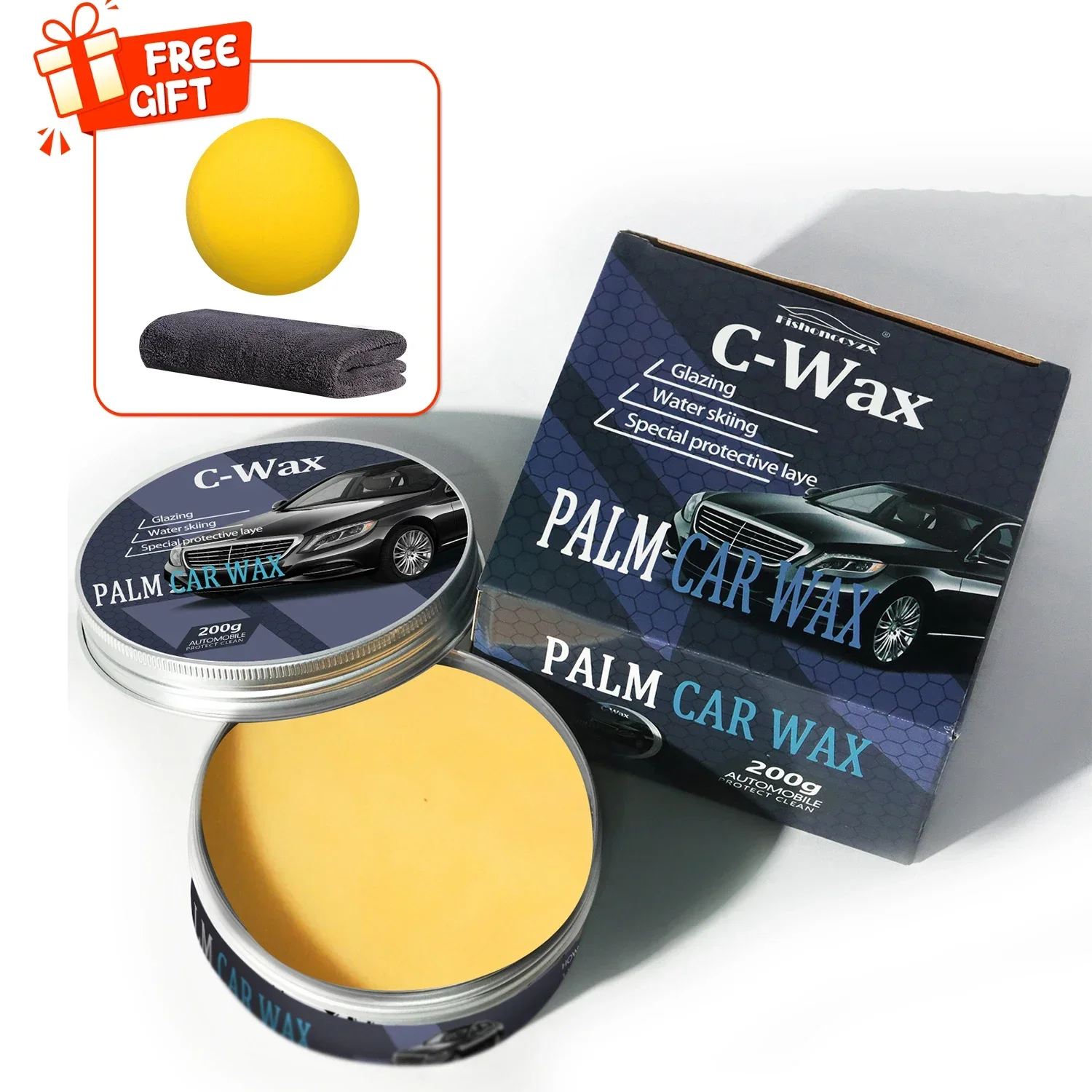 200g Carnauba Paste Car Wax Auto Paint Care Wax Brazilian Polishing Wax Paste High Gloss Shine Super Hydrophobic Coating Glazing
200g Carnauba Paste Car Wax Auto Paint Care Wax Brazilian Polishing Wax Paste High Gloss Shine Super Hydrophobic Coating Glazing