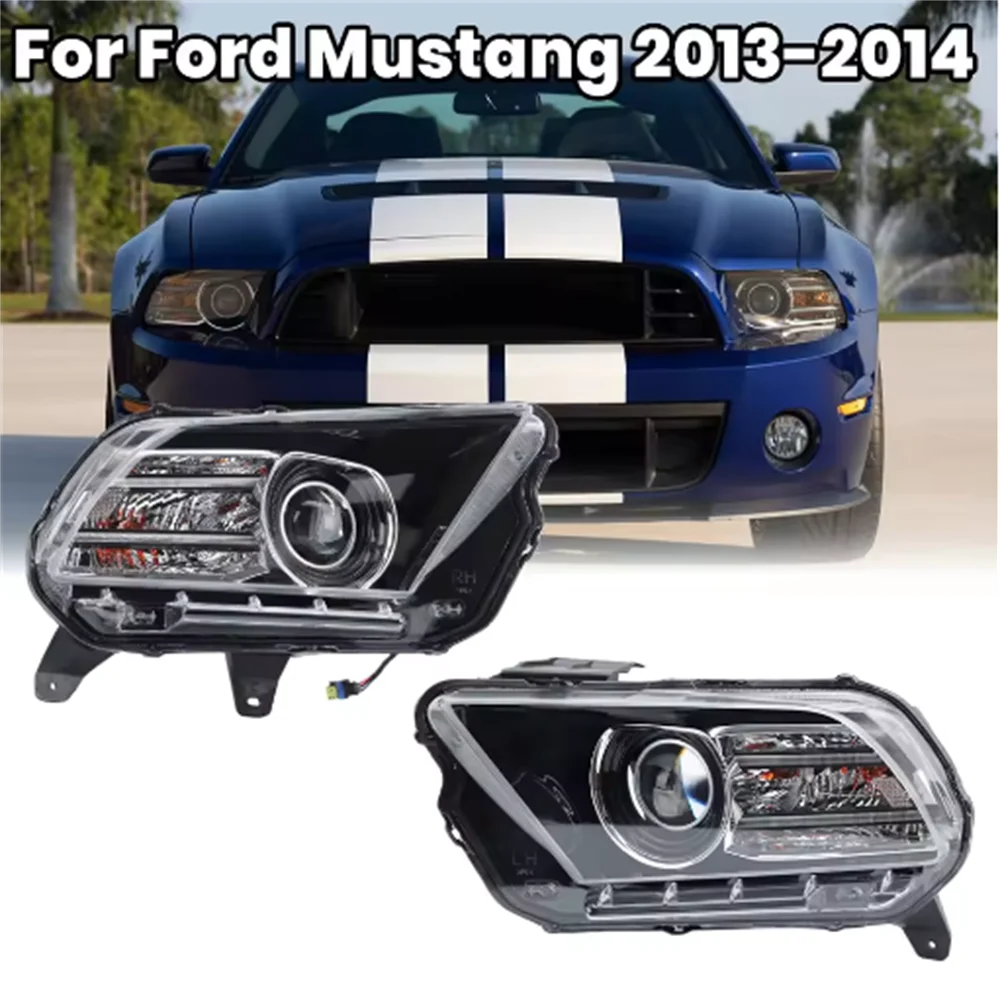 1pair Headlight Assembly for Ford Mustang HID/Xenon 2013 2014 w/LED DRL daylights Black Housing with Clear Lens Headlamp
1pair Headlight Assembly for Ford Mustang HID/Xenon 2013 2014 w/LED DRL daylights Black Housing with Clear Lens Headlamp
