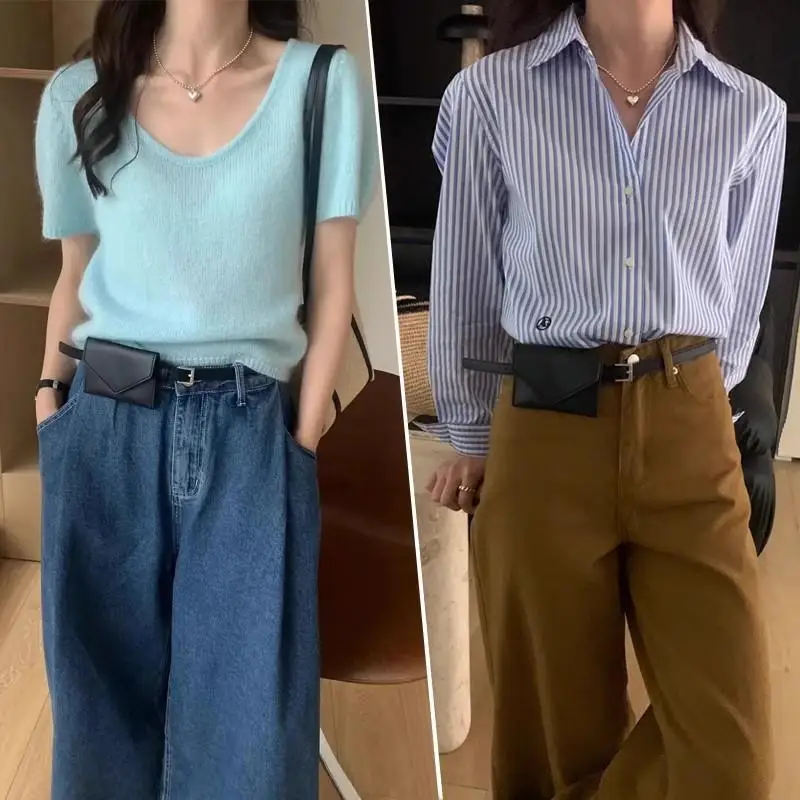 Женская поясная сумка в корейском стиле в стиле ретро, декоративный тонкий ремень двойного назначения, модный аксессуар для женщин
Женская поясная сумка в корейском стиле в стиле ретро, декоративный тонкий ремень двойного назначения, модный аксессуар для женщин