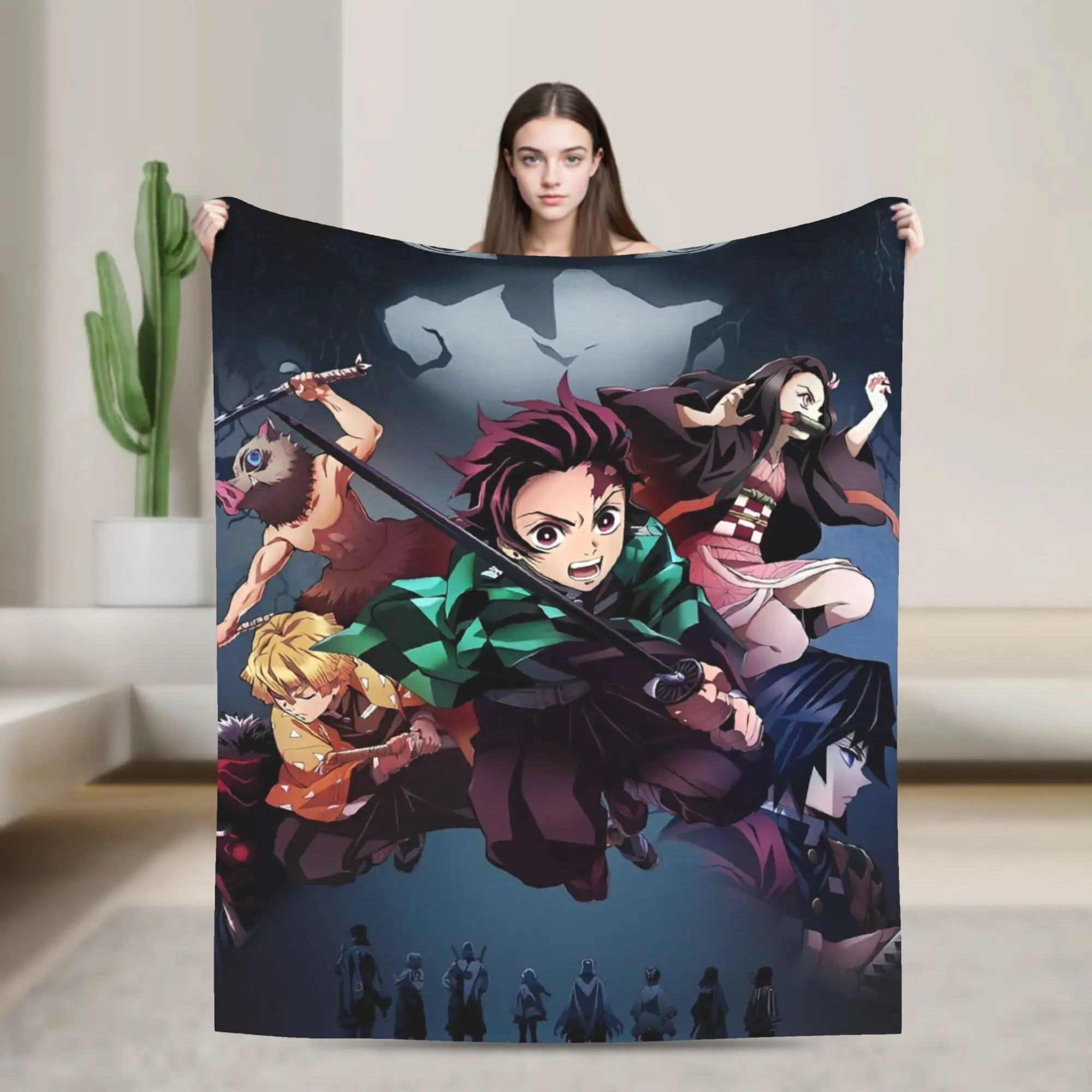 Anime Kimetsu No Yaiba Blanket Flannel Throw Blankets Bed Sofa Printed Lightweight Bedspread
Anime Kimetsu No Yaiba Blanket Flannel Throw Blankets Bed Sofa Printed Lightweight Bedspread