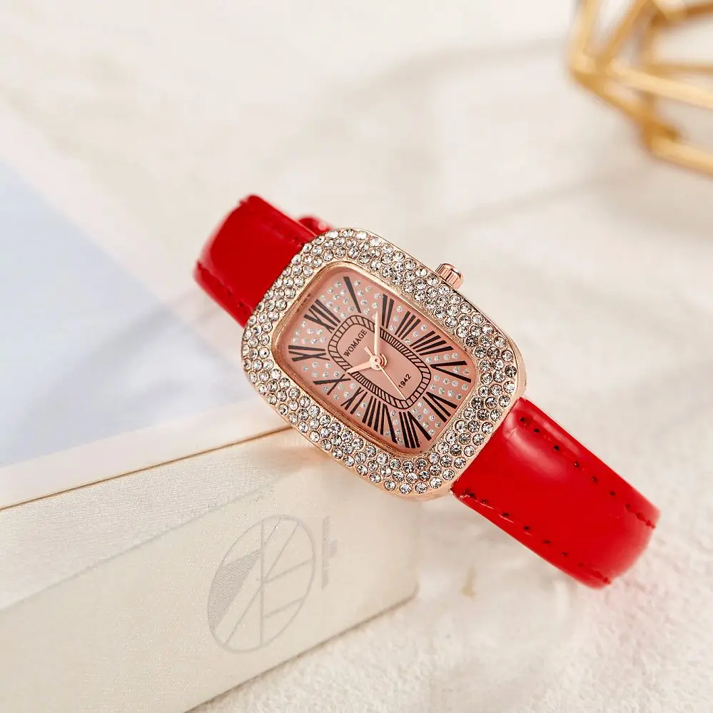 Top Women's Fashion Full Gypsophila Quartz Watches Pigeon Egg design Ladies Watch Luxury Leather Strap Rome Vintage Clock
Top Women's Fashion Full Gypsophila Quartz Watches Pigeon Egg design Ladies Watch Luxury Leather Strap Rome Vintage Clock