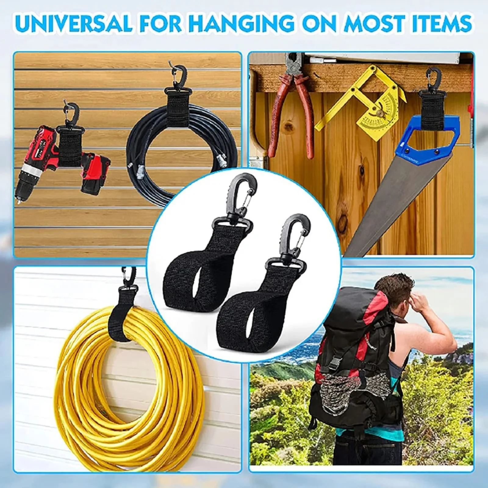Kayak Paddle Leash Holder Clip, Heavy Duty Nylon Webbing, 360° Rotatable Hook for Canoe, Boat, Kayaking Fishing Accessories
Kayak Paddle Leash Holder Clip, Heavy Duty Nylon Webbing, 360° Rotatable Hook for Canoe, Boat, Kayaking Fishing Accessories