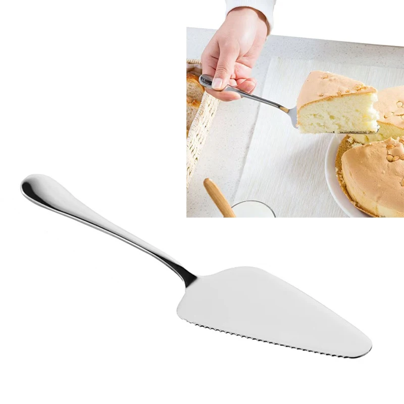 Stainless Steel Cake Pizza Shovel Knife Butter Knife for Pie/Pizza/Cheese Dessert Cutlery Bakeware Cake Spatula Tool 
Stainless Steel Cake Pizza Shovel Knife Butter Knife for Pie/Pizza/Cheese Dessert Cutlery Bakeware Cake Spatula Tool