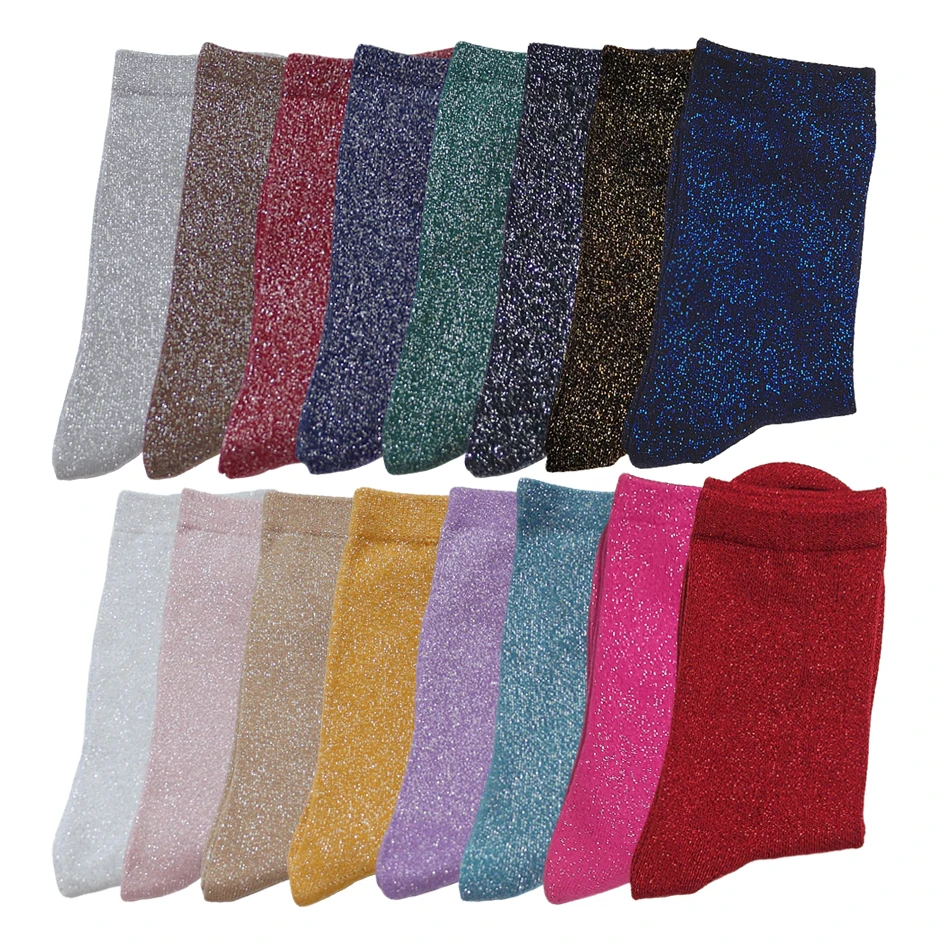 5 Pairs Glitter Socks Women Fashion Streetwear Cotton Sparkly Sequin Socks Sports Shiny Lurex Stockings Female Christmas Gift
5 Pairs Glitter Socks Women Fashion Streetwear Cotton Sparkly Sequin Socks Sports Shiny Lurex Stockings Female Christmas Gift