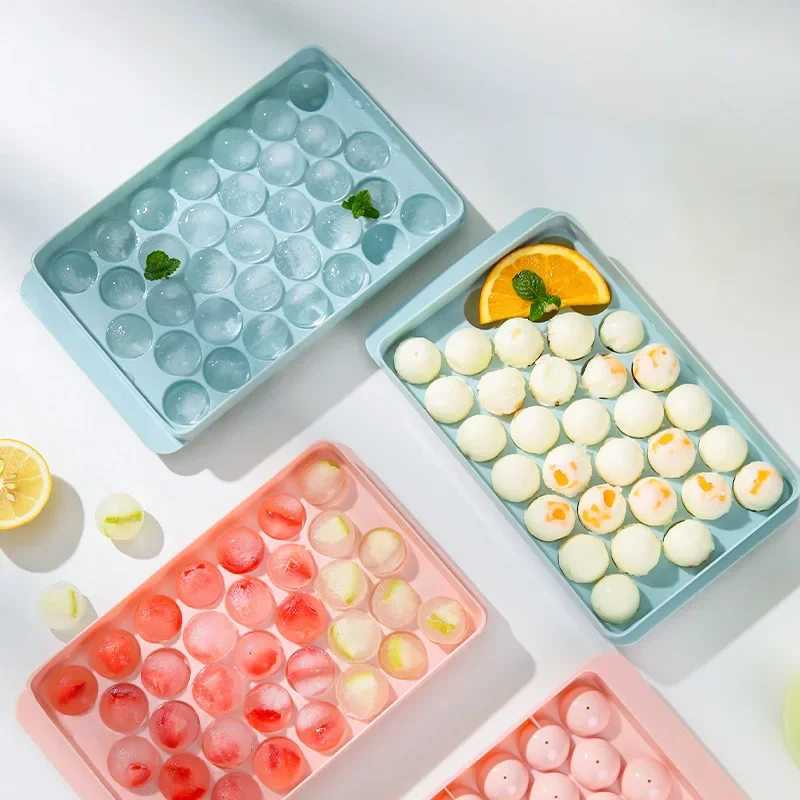 33 Ice Cube Ball Trays For Freezer Ice Ball Maker Mold Mini Circle Round Ice Cube Mold with Lid Making PCs for Cocktail Whiskey
33 Ice Cube Ball Trays For Freezer Ice Ball Maker Mold Mini Circle Round Ice Cube Mold with Lid Making PCs for Cocktail Whiskey