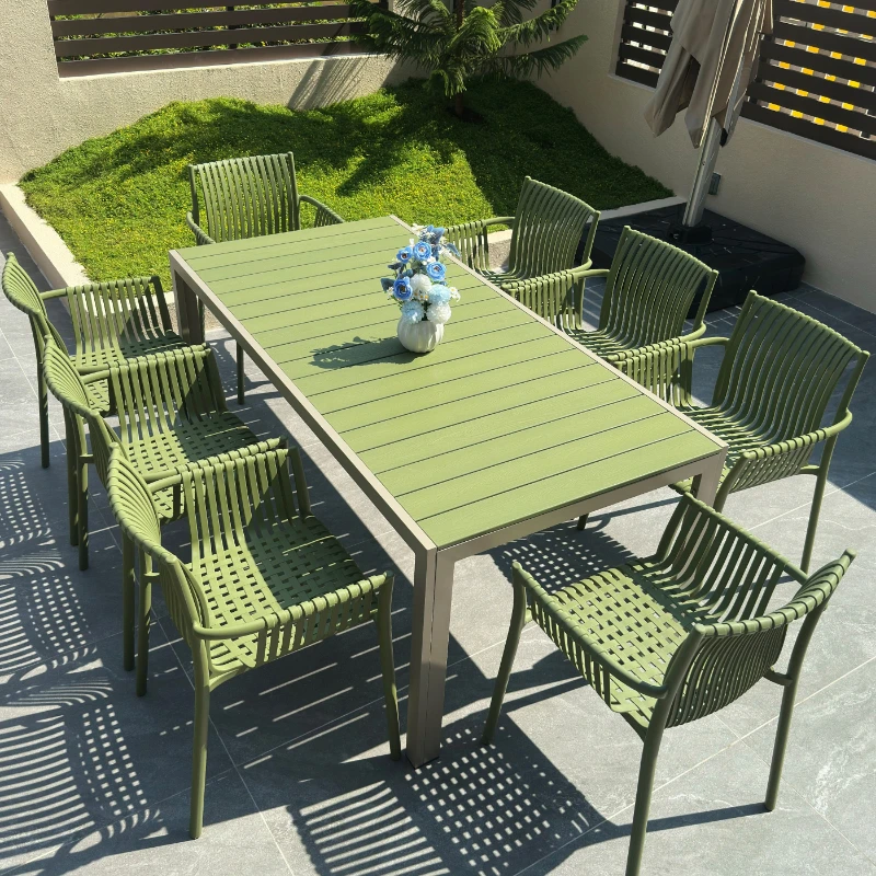Outdoor courtyard villa leisure open-air garden outdoor waterproof imitation rattan plastic chair
Outdoor courtyard villa leisure open-air garden outdoor waterproof imitation rattan plastic chair